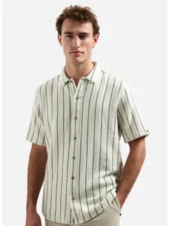 Blouse - regular fit - crème