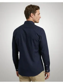 Blouse - regular fit - donkerblauw