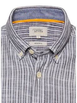 Blouse - regular fit - donkerblauw