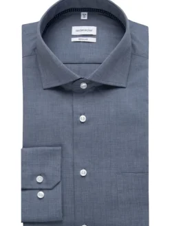 Blouse - regular fit - donkerblauw