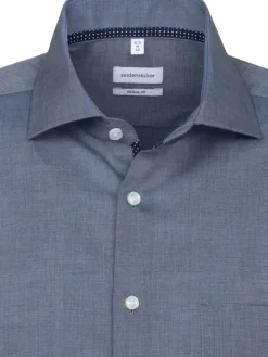 Blouse - regular fit - donkerblauw