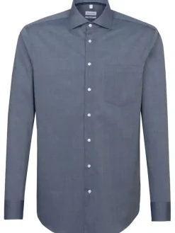 Blouse - regular fit - donkerblauw
