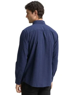 Blouse - regular fit - donkerblauw