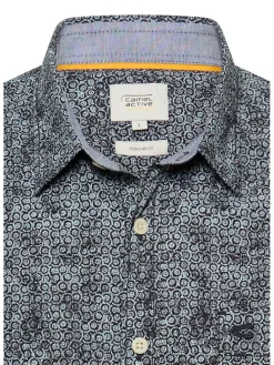 Blouse - regular fit - donkerblauw