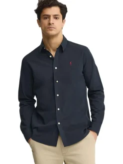 Blouse - regular fit - donkerblauw
