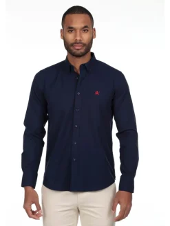 Blouse - regular fit - donkerblauw