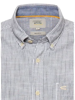 Blouse - regular fit - donkerblauw