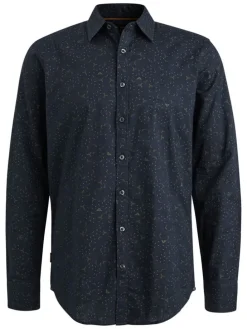 Blouse - regular fit - donkerblauw
