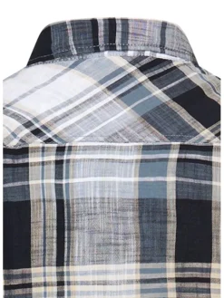 Blouse - regular fit - donkerblauw