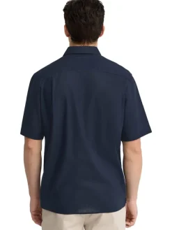 Blouse - regular fit - donkerblauw