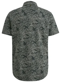 Blouse - regular fit - donkergroen
