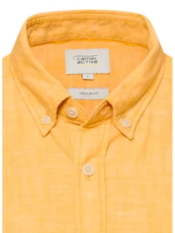 Blouse - regular fit - geel