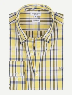 Blouse - regular fit - geel
