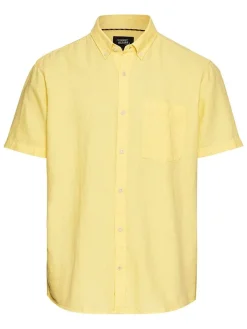 Blouse - regular fit - geel