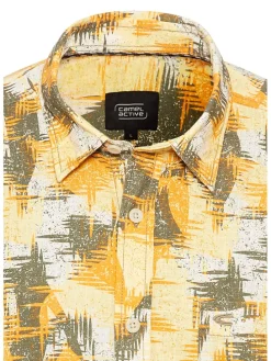 Blouse - regular fit - geel