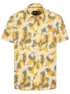 Blouse - regular fit - geel