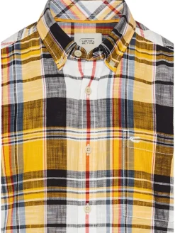 Blouse - regular fit - geel