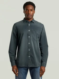 Blouse - regular fit - grijs