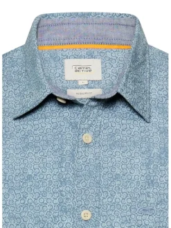 Blouse - regular fit - grijsblauw