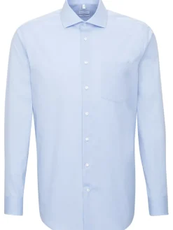 Blouse - regular fit - lichtblauw
