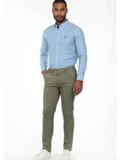 Blouse - regular fit - lichtblauw