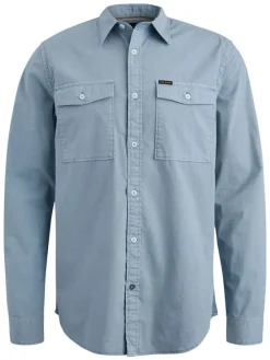 Blouse - regular fit - lichtblauw