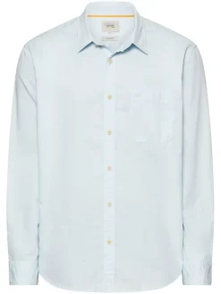 Blouse - regular fit - lichtblauw