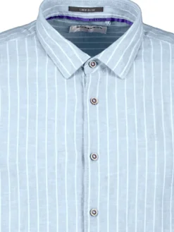 Blouse - regular fit - lichtblauw