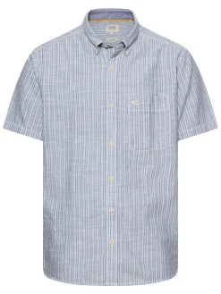 Blouse - regular fit - lichtblauw