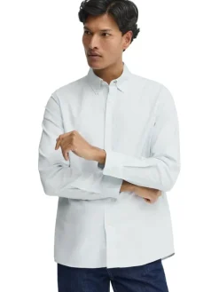 Blouse - regular fit - lichtblauw