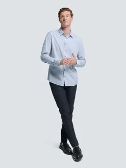 Blouse - regular fit - lichtblauw