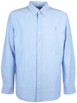 Blouse - regular fit - lichtblauw
