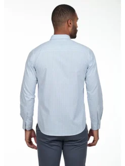 Blouse - regular fit - lichtblauw