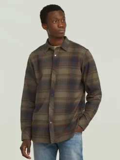Blouse - regular fit - lichtbruin