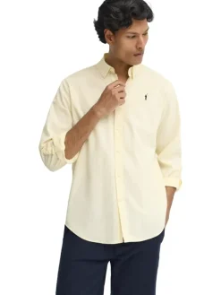 Blouse - regular fit - lichtgeel