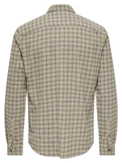 Blouse - regular fit - taupe