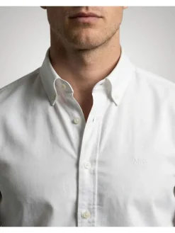 Blouse - regular fit - wit