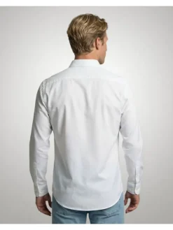 Blouse - regular fit - wit
