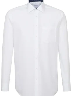 Blouse - regular fit - wit