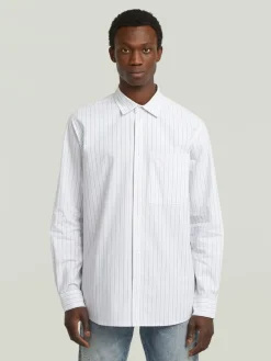Blouse - regular fit - wit