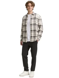 Blouse - relaxed fit - crème