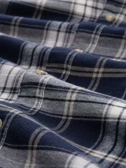 Blouse - relaxed fit - donkerblauw