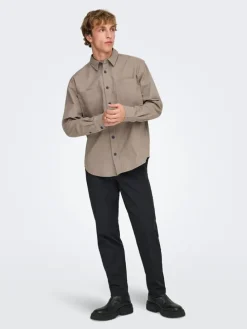 Blouse "Salp" taupe