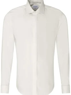 Blouse - shaped fit - crème
