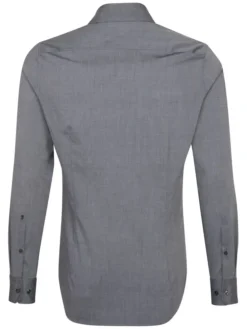 Blouse - slim fit - antraciet