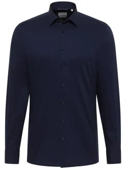 Blouse - slim fit - donkerblauw