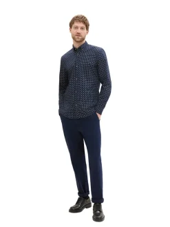 Blouse - slim fit - donkerblauw