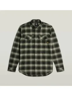Blouse - slim fit - groen