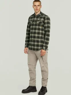 Blouse - slim fit - groen