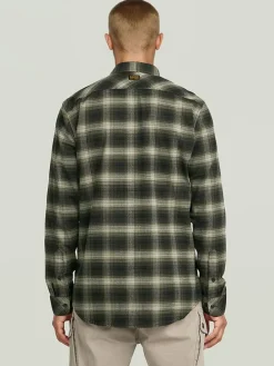 Blouse - slim fit - groen